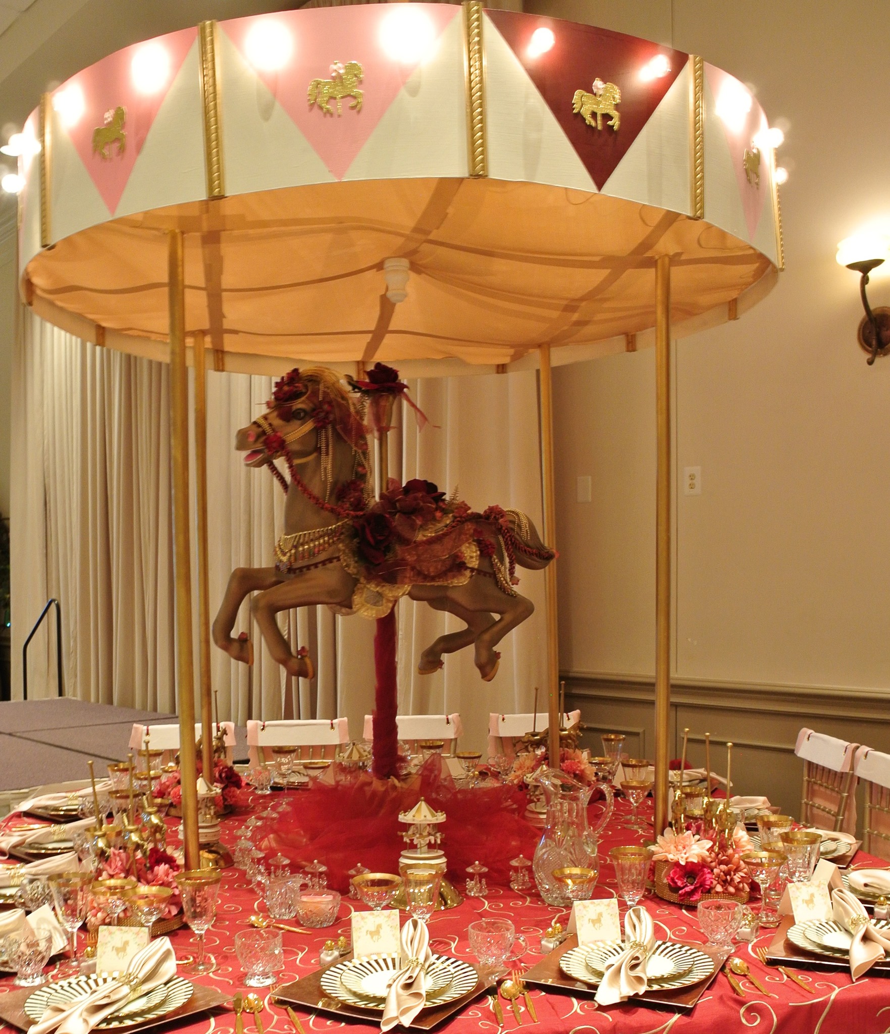 Carousel Horses Party Display > Prop Rental & Displays > Carousel
